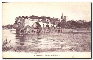 Old Postcard Pont St Benezet Avignon