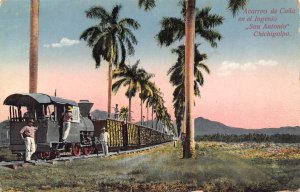 Nicaragua Acarreo de Cana en el Ingenio San Antonio Chichigalpa postcard B949