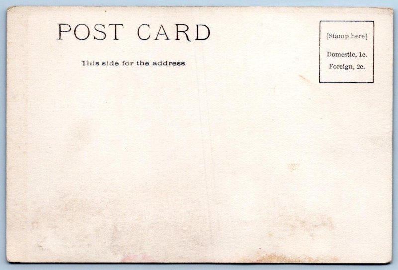 Pre-1907 PROVIDENCE RHODE ISLAND WESTMINSTER STREET TROLLEY CAR ANTIQUE POSTCARD