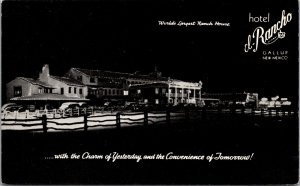 Postcard Hotel El Rancho U.S. Highway Route 66 in Gallup, New Mexico