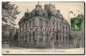 Old Postcard Bank Caisse d & # 39Epargne Saint Chamond