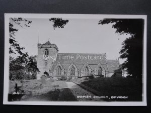 Yorkshire Leeds RAWDON St Peter's Church & VILLAGE STOCKS - Old RP Postcard