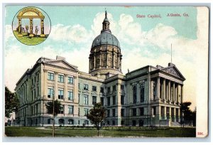 c1910 Constitution Arc State Capitol Atlanta Georgia GA Antique Postcard 