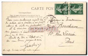 Old Postcard Saint Cast Rocks and Villas on the Beach