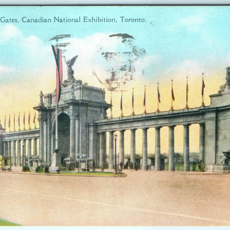 1931 Princes' Gates - Canadian National Exhibition - Toronto, Can. Postcard A24