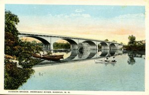 NH - Nashua. Hudson Bridge, Merrimac River