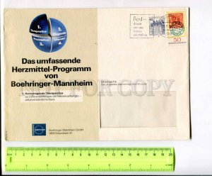 400330 GERMANY 1979 y real posted Mannheim COVER ADVERTISING Boehringer medicine