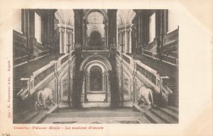 Vintage Caserta Palazzo Reale Grand Staircase Italy Postcard Unposted