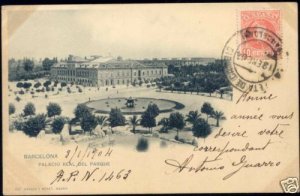 spain, BARCELONA, Palacio Real del Parque (1904) Stamp