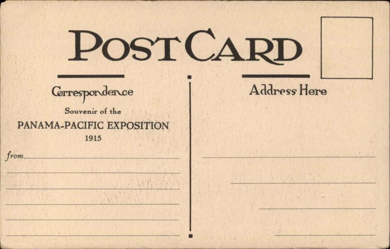 Postcard 1915 AN FRANCISCO PANAMA-PACIFIC EXPO Angldile Computing Scale Co