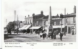 Kent Postcard - Old Bexleyheath - Market Place c1906 - Ref A3636