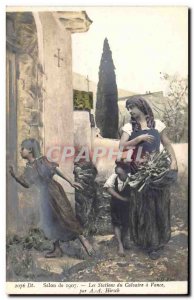 Old Postcard Salon 1907 Stations of Calvary Vance Hirsch