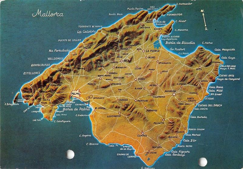 B98974 mallorca  spain    maps cartes geographiques