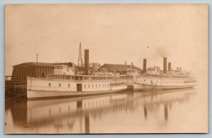 RPPC  Steamships  Steamers Ships   Postcard  1907