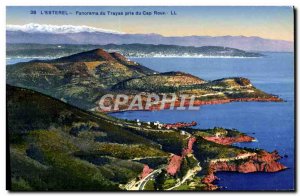 Old Postcard L & # 39Esterel Panorama From Trayas Taken From Cap Roux