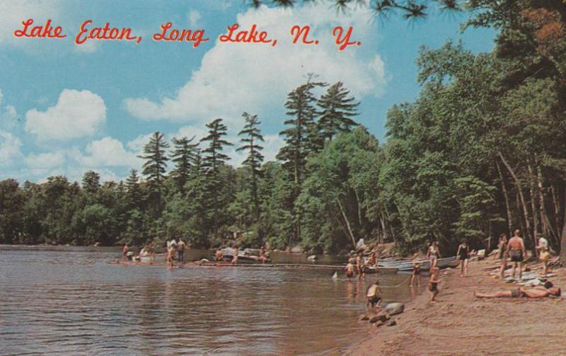 Beach at Lake Eaton near Long Lake - Adirondacks, New York