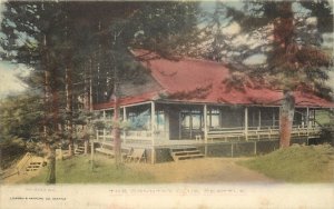 Hand-Colored Postcard; Country Club, Seattle WA Unposted Albertype Co