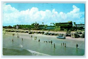 1963 The World's Most Famous Beach Bathing Daytona Beach Florida FL Postcard