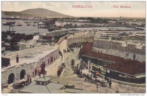 GIBRALTAR, 1900-1910´s; The Markets