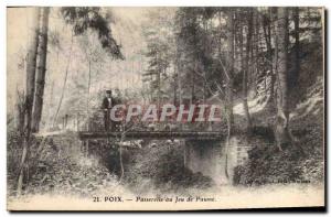 Postcard Old Tennis Poix Gateway at Jeu de Paume