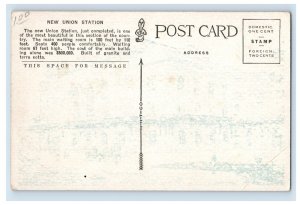 c1915-20 New Union Station, Denver, Colorado. Postcard P7E