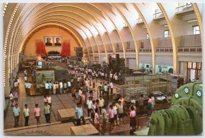 Vintage Shanghai Industrial Exhibition Main Hall Postcard China 1980s