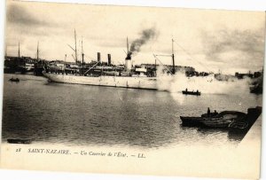 CPA St-NAZAIRE - Un Courrier de l'Etat (222982)