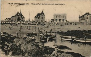 CPA Le CROISIC Plage et Port de Port Lin pris des Rochers (150629)