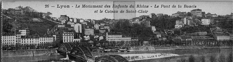 1907-15 Postcard Lyon Le Monument des Enfants du Rhone France Children Numelyo 