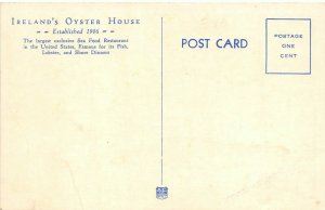 Chicago Illinois 1930s Multiview Postcard H.H. Ireland Oyster House Restaurant