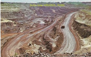 Hello from Virginia Minnesota Open Pit Mine on Iron Range Trail