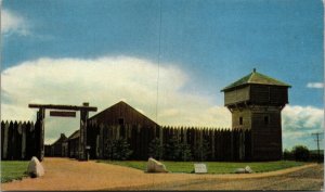 Vtg Tacoma Washington WA Fort Nisqually 76 Gasoline Postcard