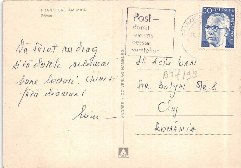 B47199 Frankfurt am Main Romer    germany