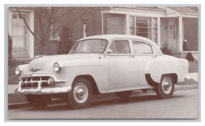 Postcard 1953 CHEVROLET One-Fifty 4-Door Sedan Dealer Advertising Card