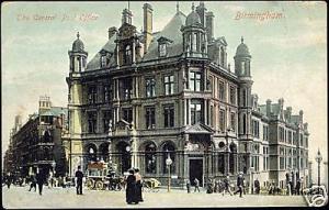 warks, BIRMINGHAM, Central Post Office (ca. 1910)