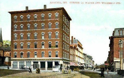 Corner of Water & Winthrop Sts. in Augusta, Maine