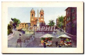 Italia - Italy - Italy - Rome - Roma - Piazza di Spagna - Old Postcard