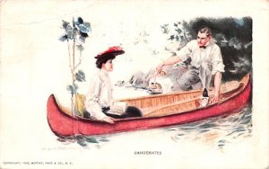 Artist Howard Chandler Christy Canoemates 1908 