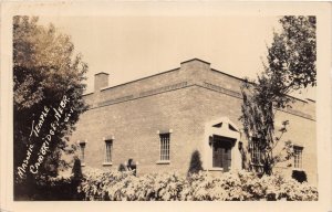 J42/ Cambridge Nebraska RPPC Postcard c1950s Masonic Temple 162