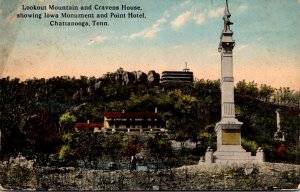 Tennessee Chattanooga Lookout Mountain and Cravens House Curteich
