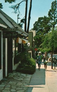 Postcard Stroll Along Ocean Avenue Shops Quaint Courts Plazas Carmel California