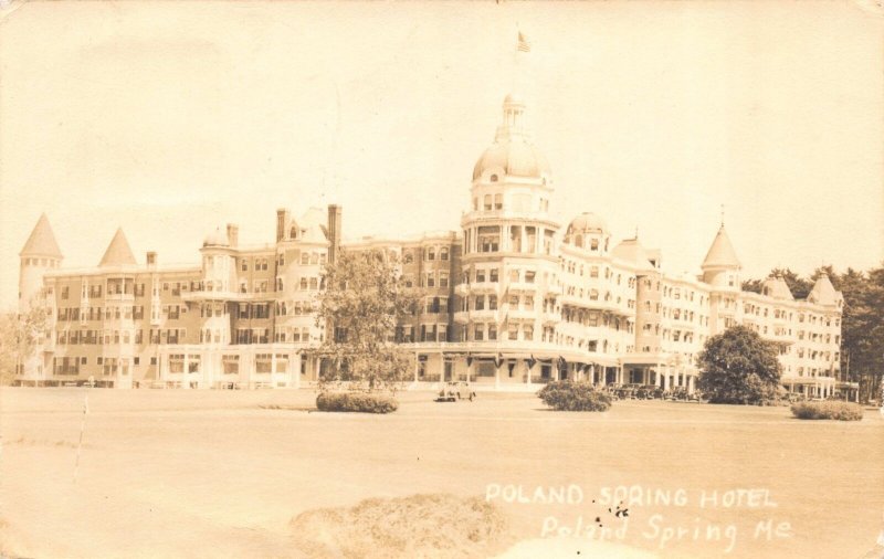 Real Photo Postcard Poland Spring Hotel in Poland Spring, Maine~110254