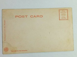 Vintage Postcard 1900's Long Island Light Boston Harbor MA Massachusetts