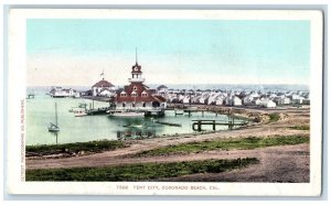 c1905 Tent City Coronado Beach California CA Antique Unposted Postcard