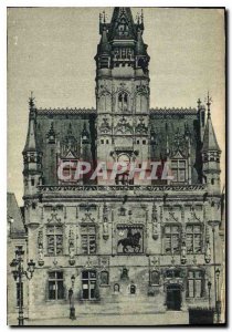 Postcard Compiegne Oise Old City Hall