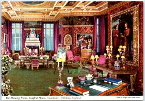 Postcard - The Drawing Room, Longleat - Warminster, England