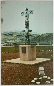 Adak Alaska Native Totem Pole On The Adak U. S. Naval Station Photo Postcard