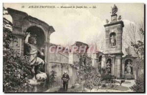 Old Postcard Aix en Provence Monument Joseph Sec