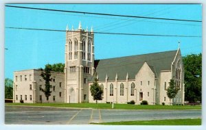 LEXINGTON, Tennessee TN ~ FIRST BAPTIST CHURCH ca 1950s-60s Postcard