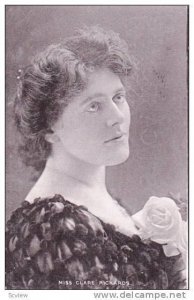 RP; Theatre Actress  Miss Clare Rickards, PU-1905